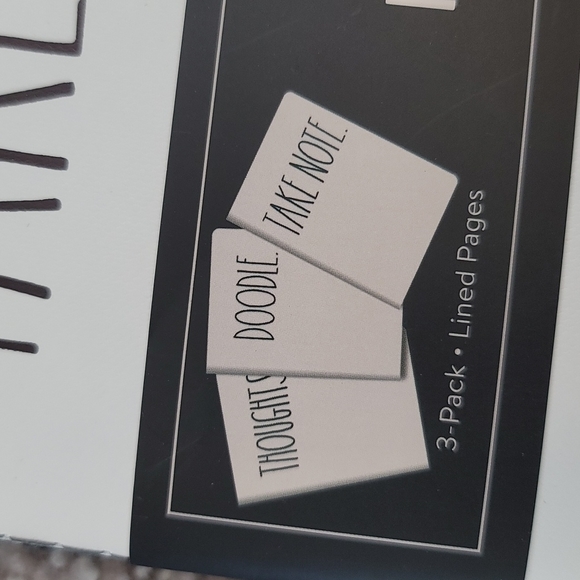 LAST CHANCE !! NWT Rae Dunn Notebook Set - Picture 3 of 3